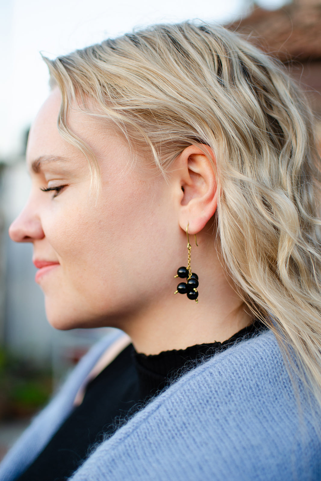 Nepalissa käsintehdyt messinkiset naistenkorvakorut