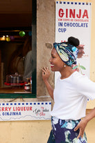 Naisten valkoinen puuvillainen t-paita