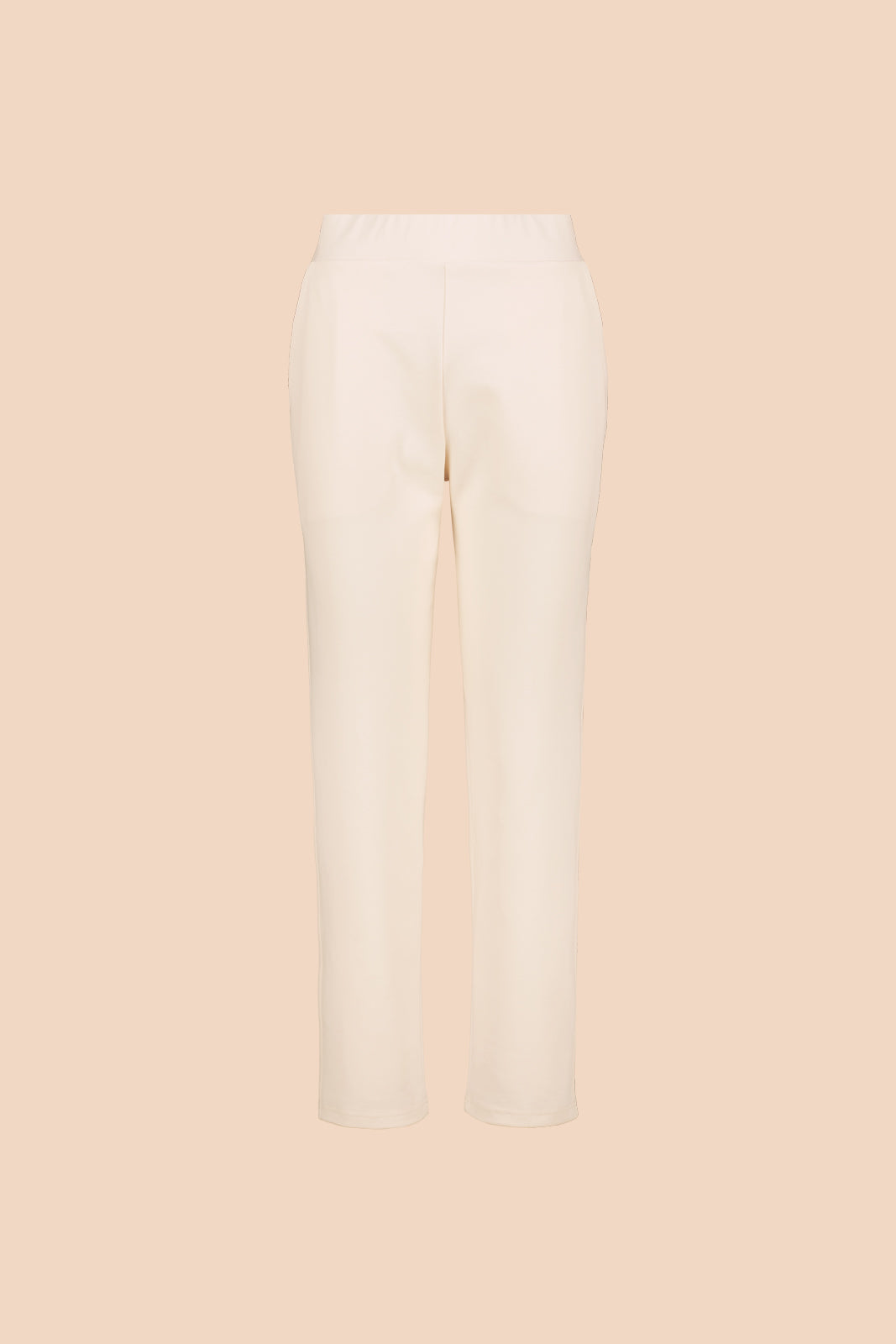 Naisten kermanvalkoiset siistit housut