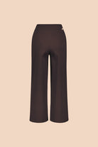 Naisten ruskeat culottes-housut