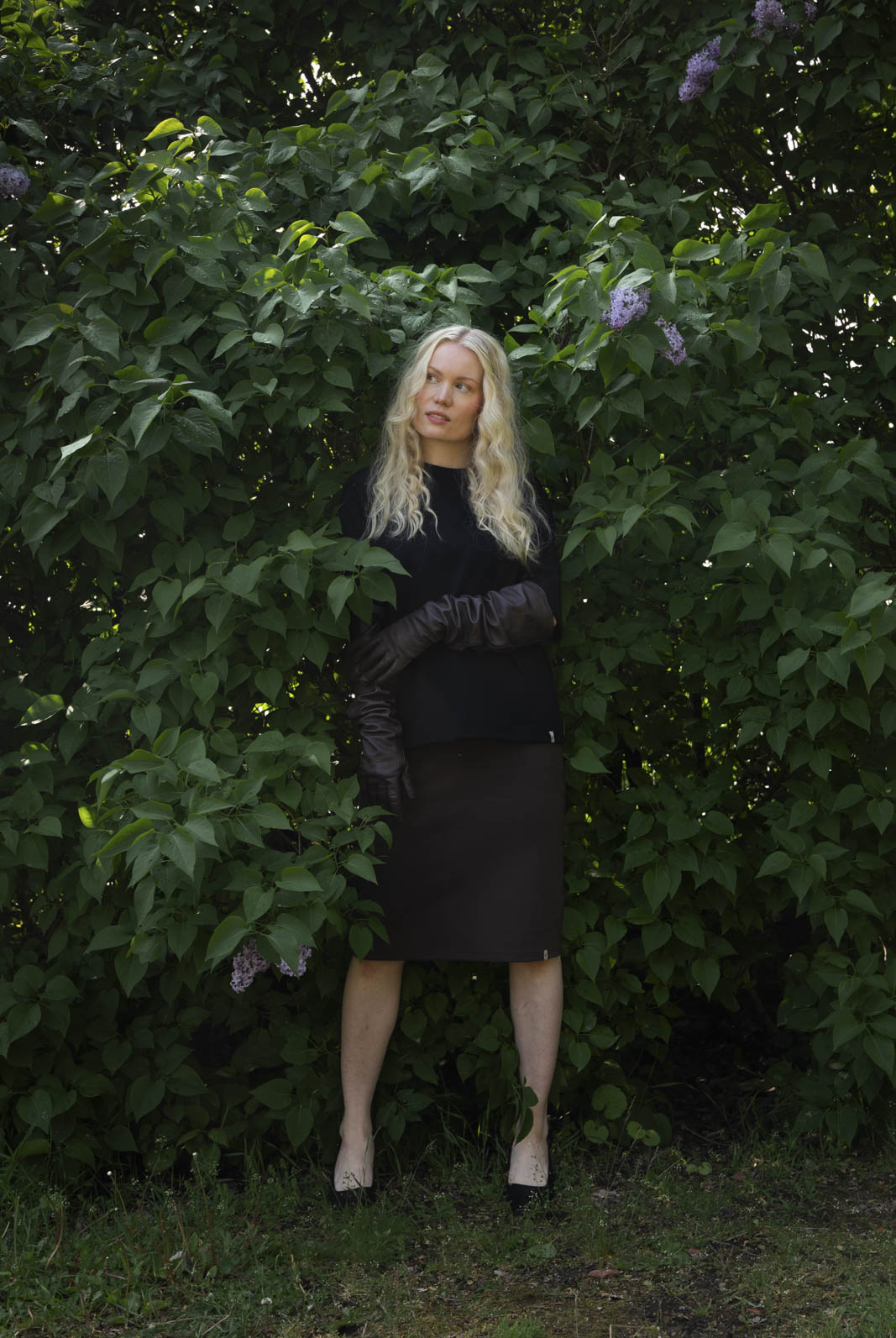 Naisten ruskea kynähame