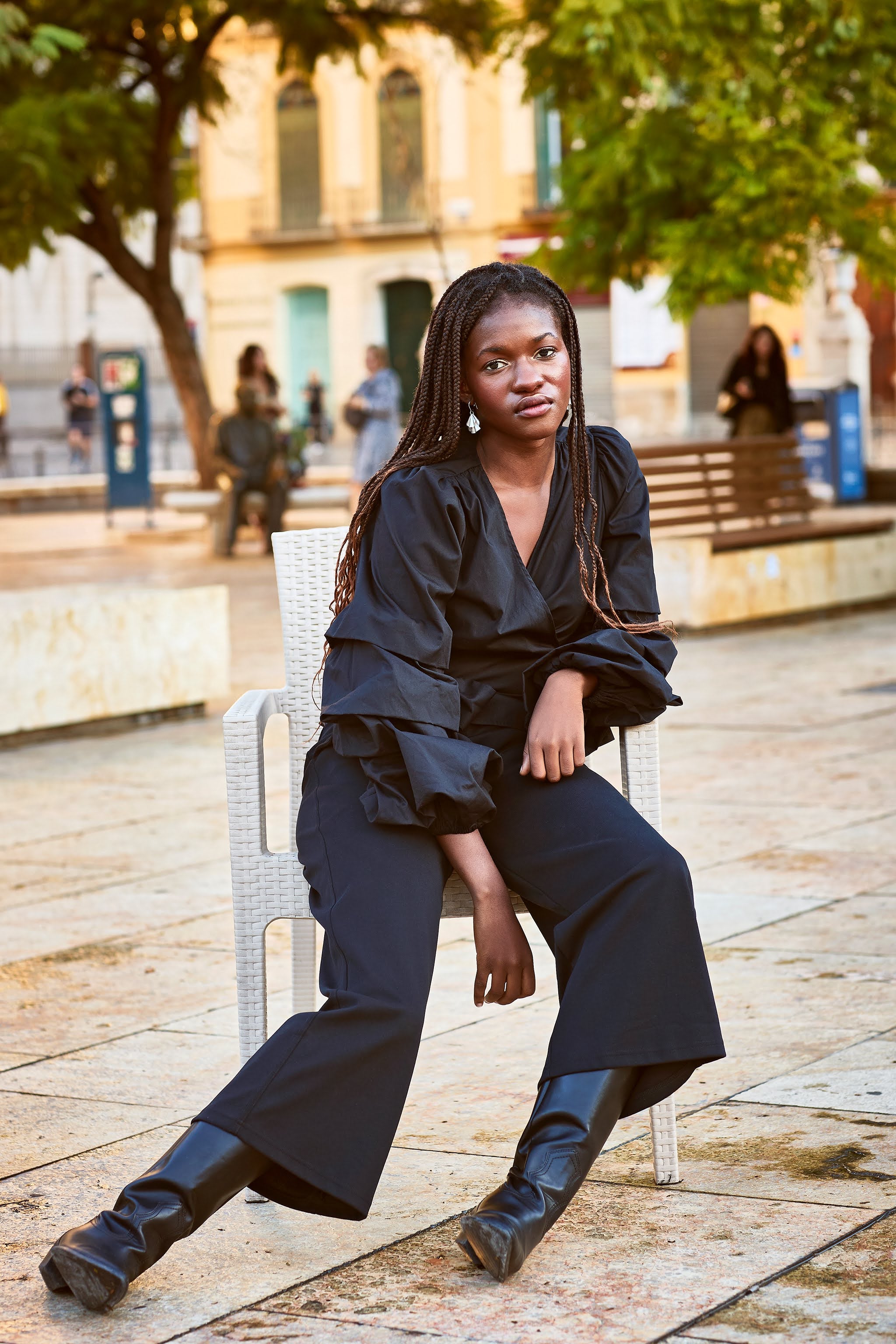 | modelheight:172, size:XXS