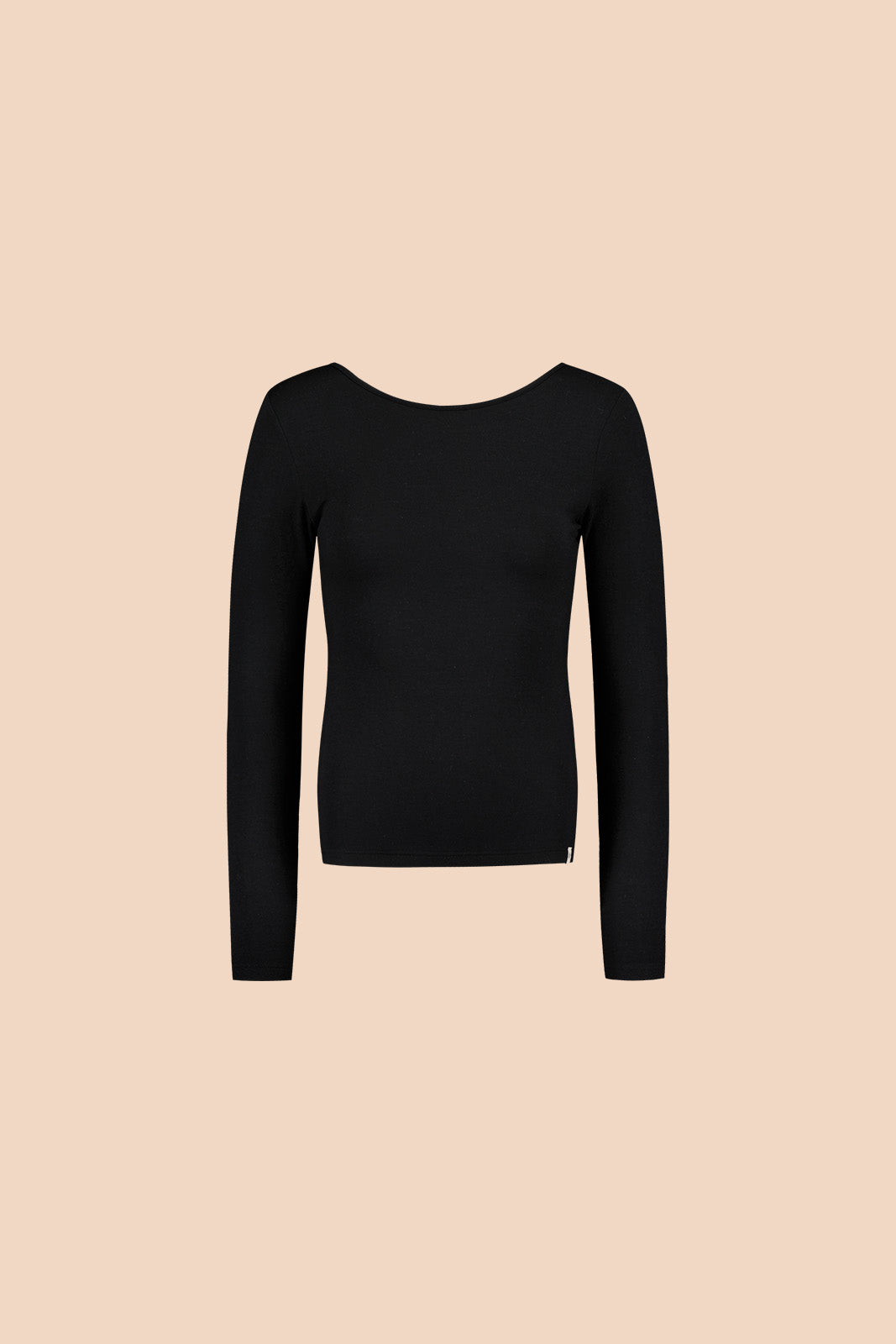 Naisten musta pitkähihainen paita