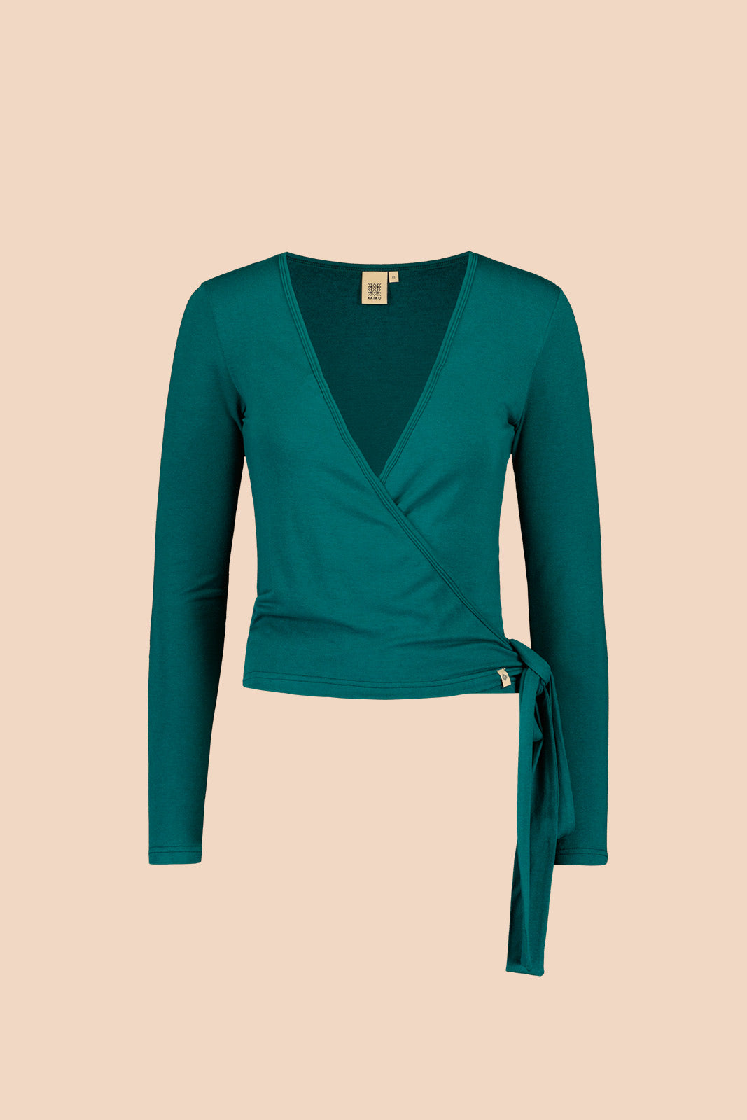 Naisten petroolin värinen kietaisupaita