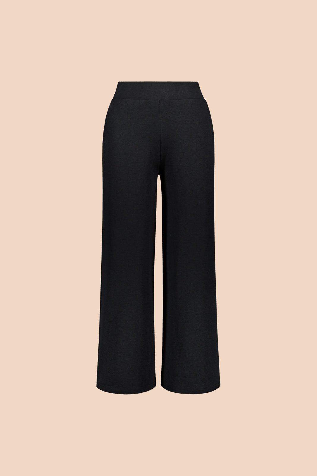 Naisten mustat culottes-housut
