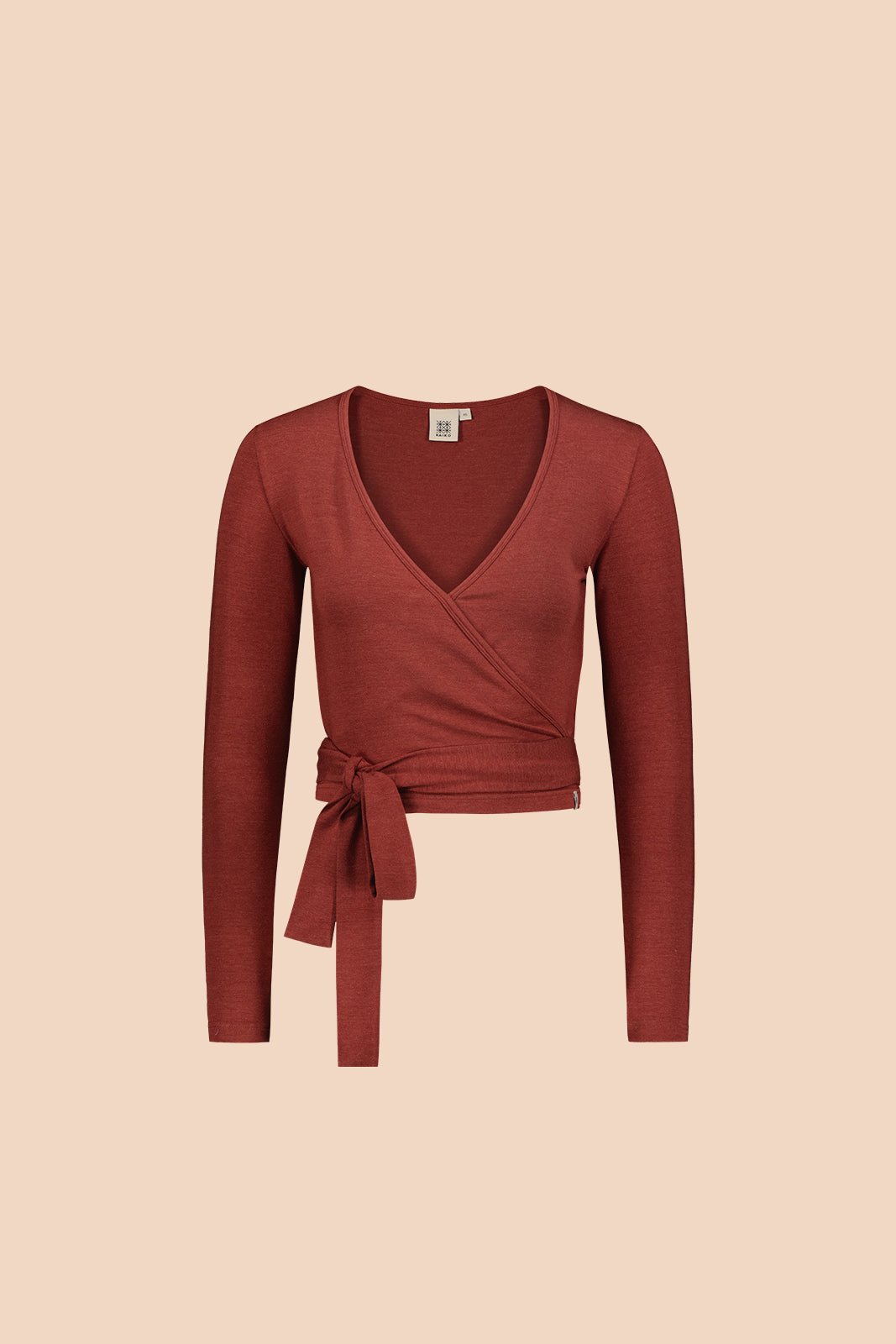 Wrap Top, Rosewood - Kaiko Clothing Company Oy