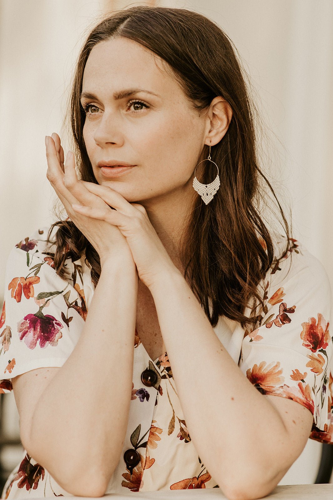 Nepalissa käsintehdyt naistenkorvakorut