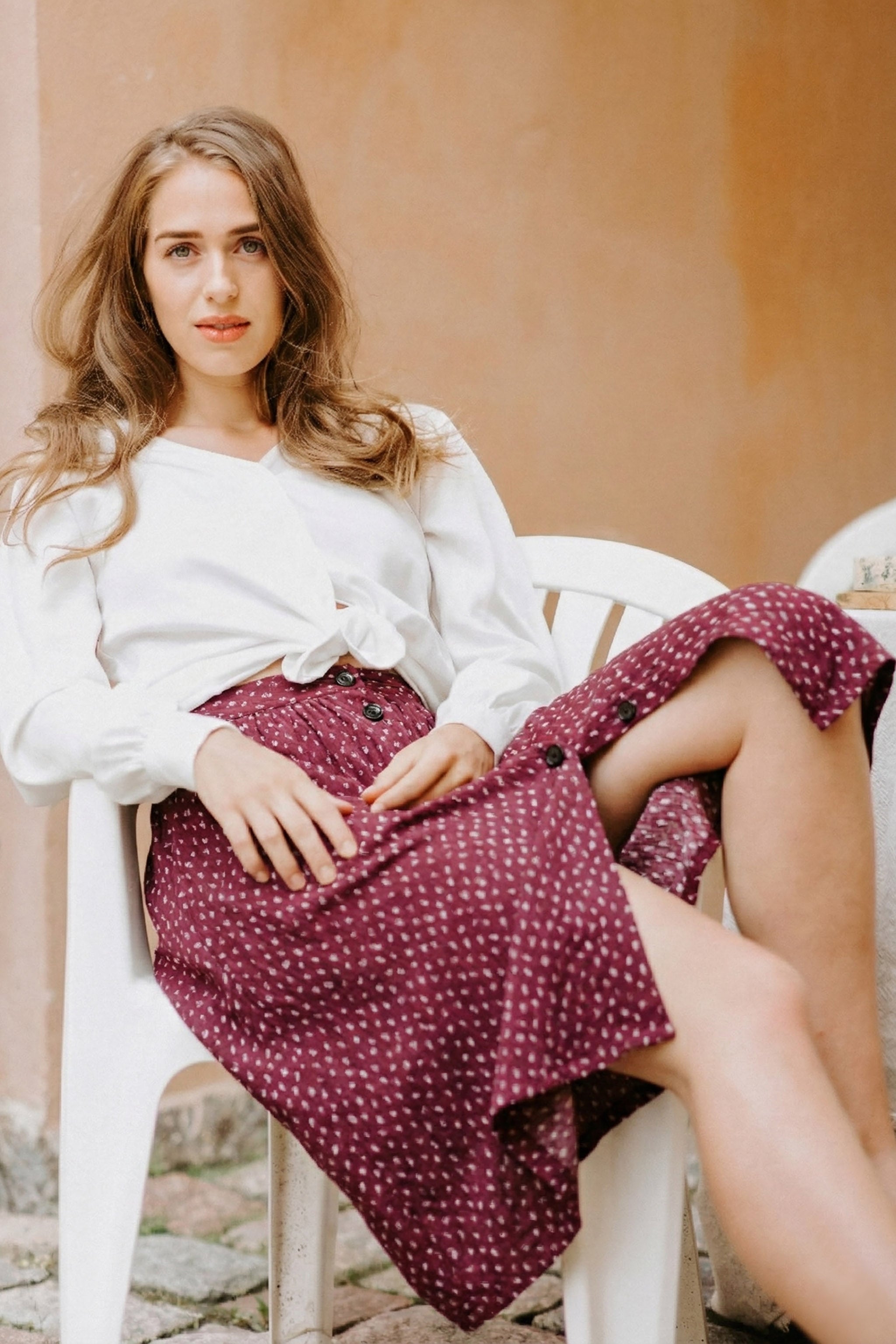 Vintage Leaf Burgundy