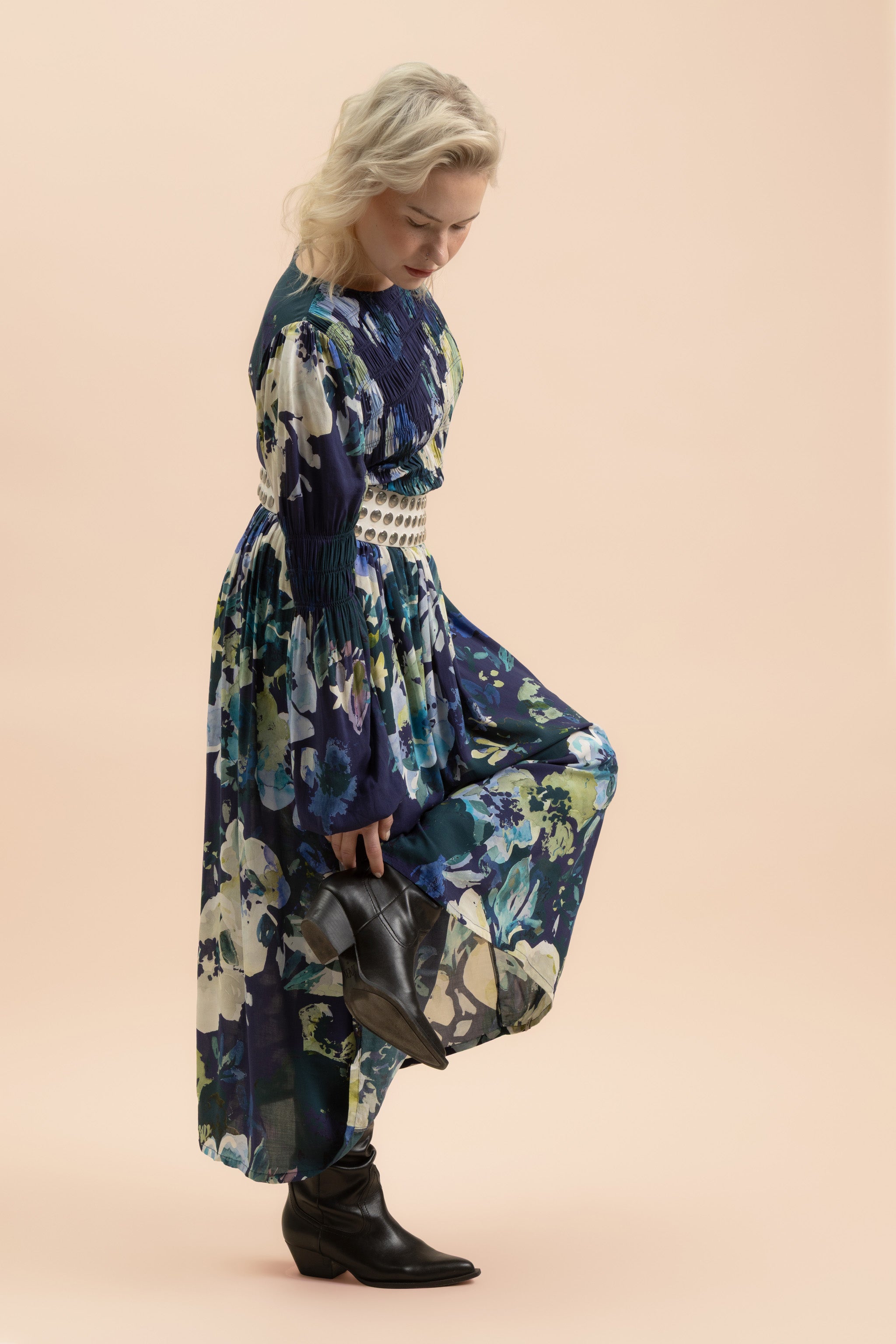 Muse Dress, Blue Anemone – KAIKO