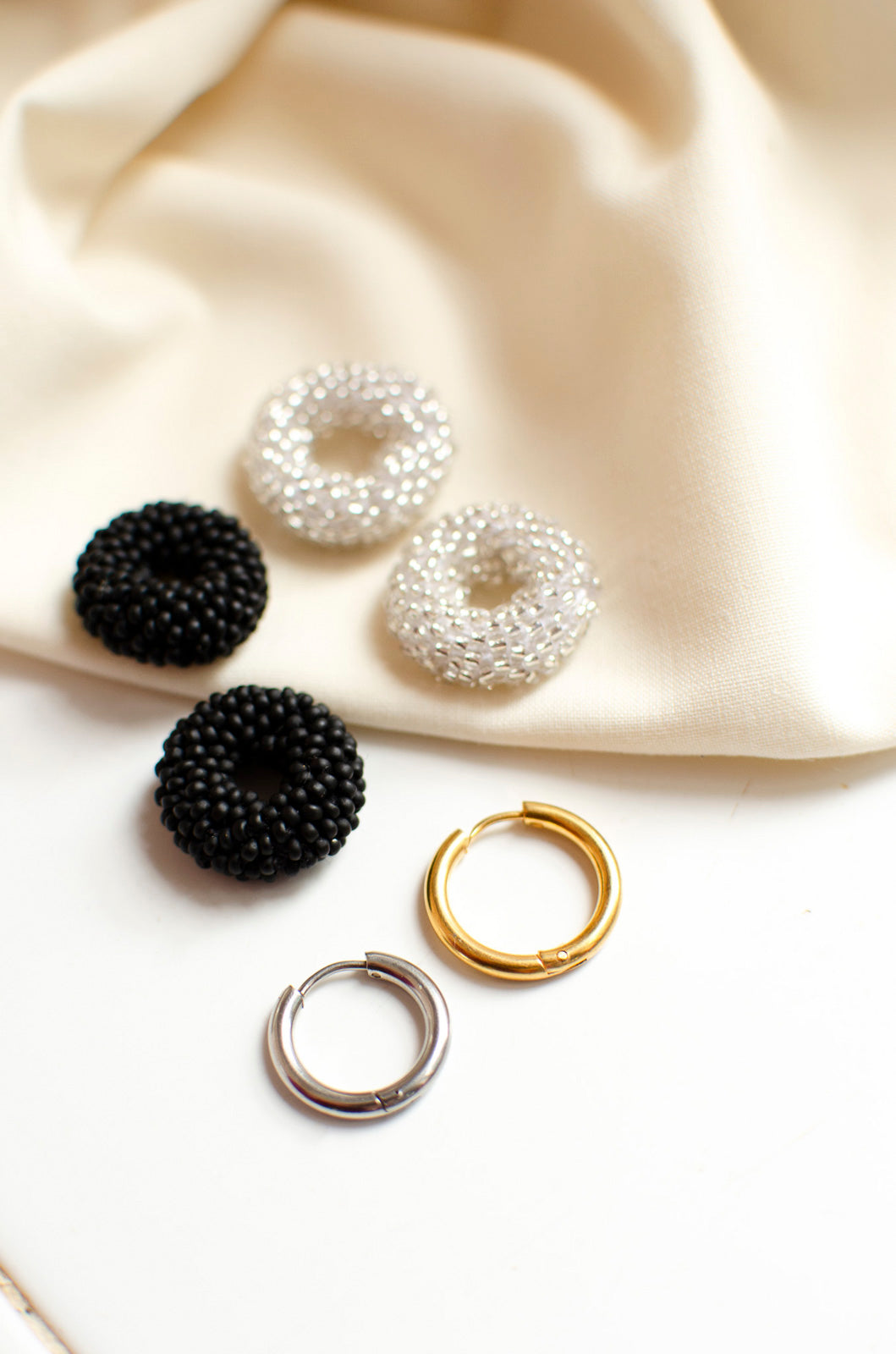 Veda Earrings Black KAIKO Veda Earrings Black KAIKO