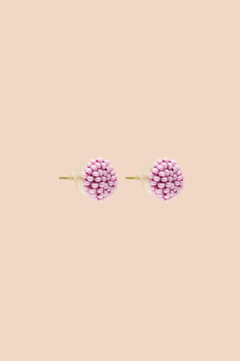 Gemma Earrings, Pearl Lilac