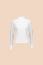 Naisten valkoinen pitkähihainen paita