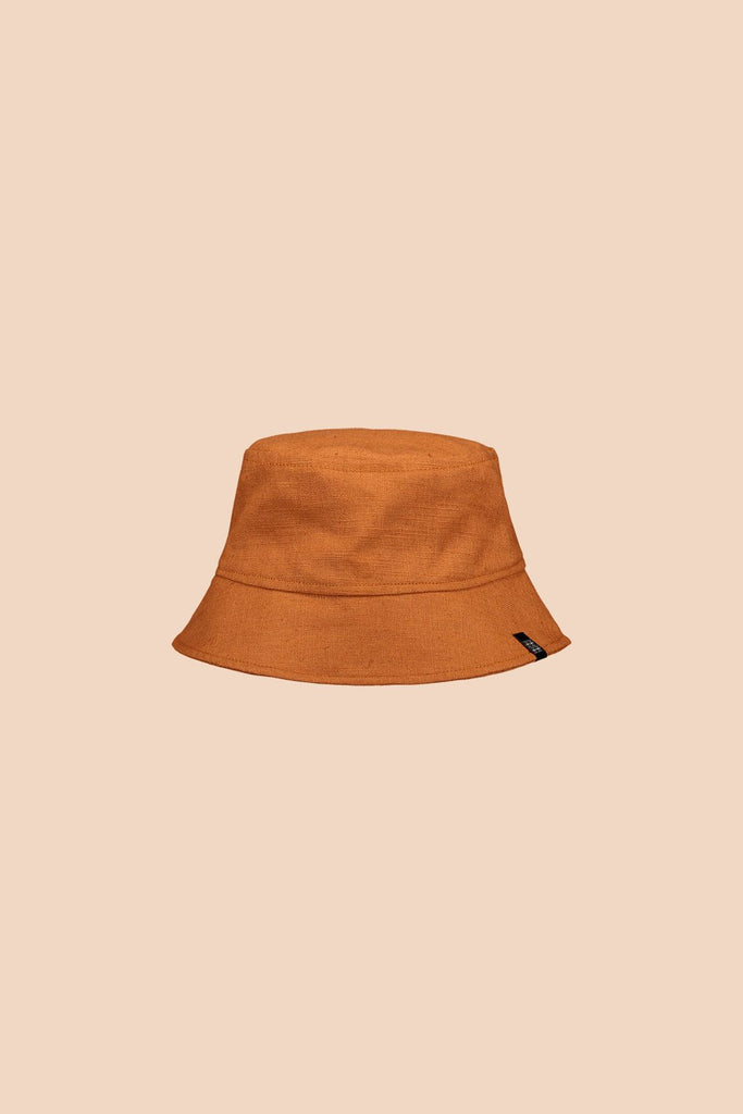 Bucket Sun Hat, Cognac - Kaiko Clothing Company Oy
