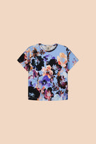 Chillax T-shirt, Sky Blue Anemone - Kaiko Clothing Company Oy