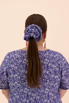 Extra Large Scrunchie, Blue Meadow - Kaiko Clothing Company Oy