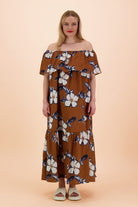 Offshoulder Dress, Cosmos - Kaiko Clothing Company Oy