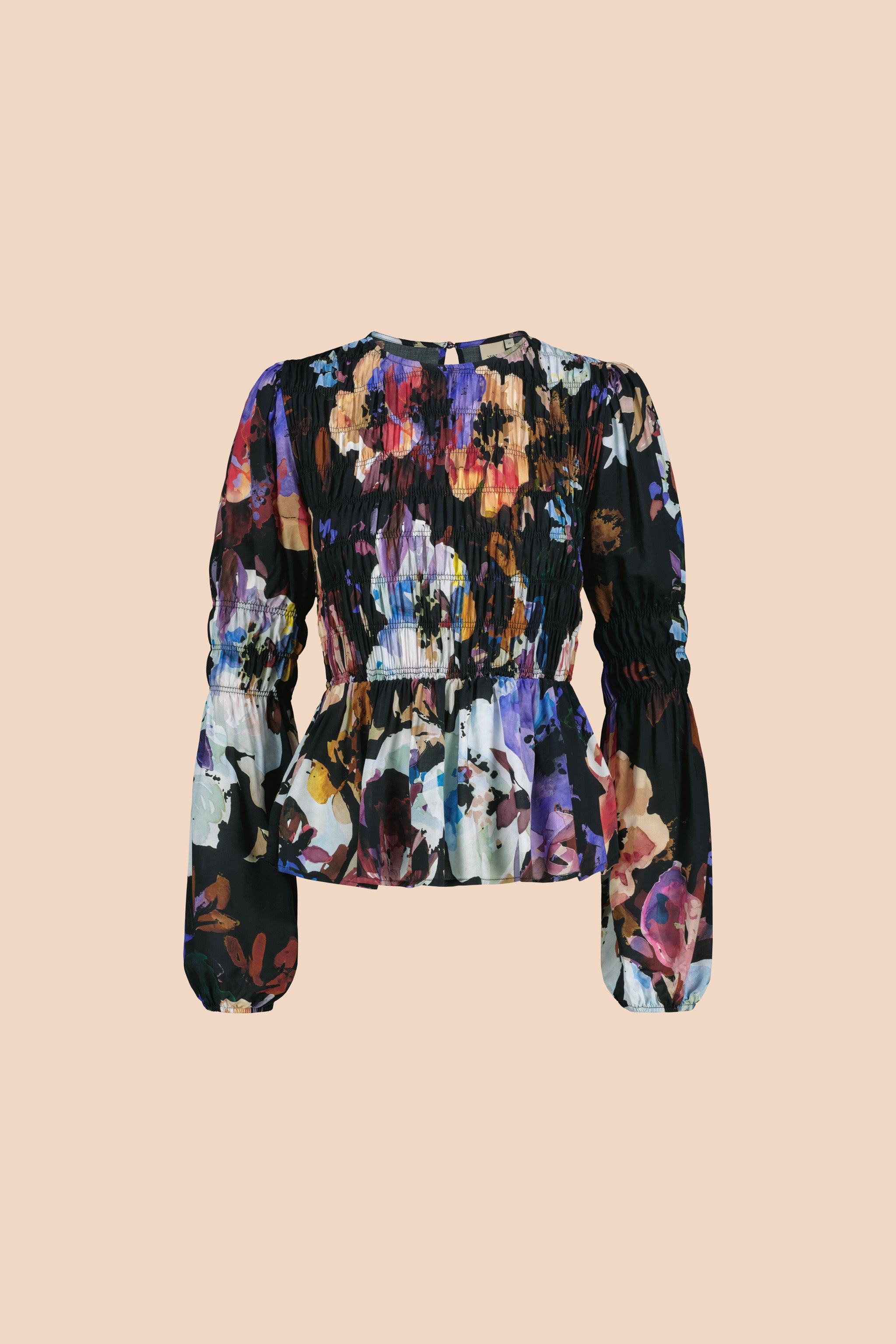 Muse Blouse, Black Anemone – KAIKO