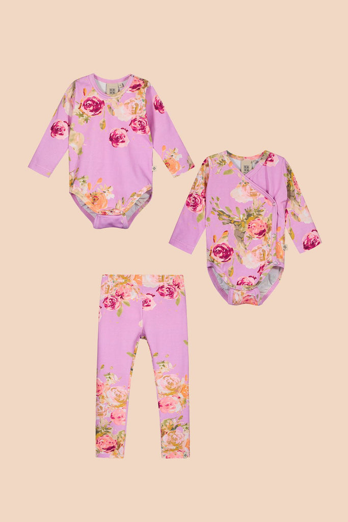 Vauvan tuotepaketti, Rose Yard Lilac - Kaiko Clothing Company Oy