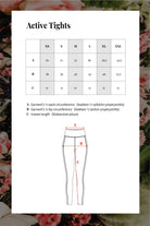 Active Tights, Black Anemone - Kaiko Clothing Company Oy