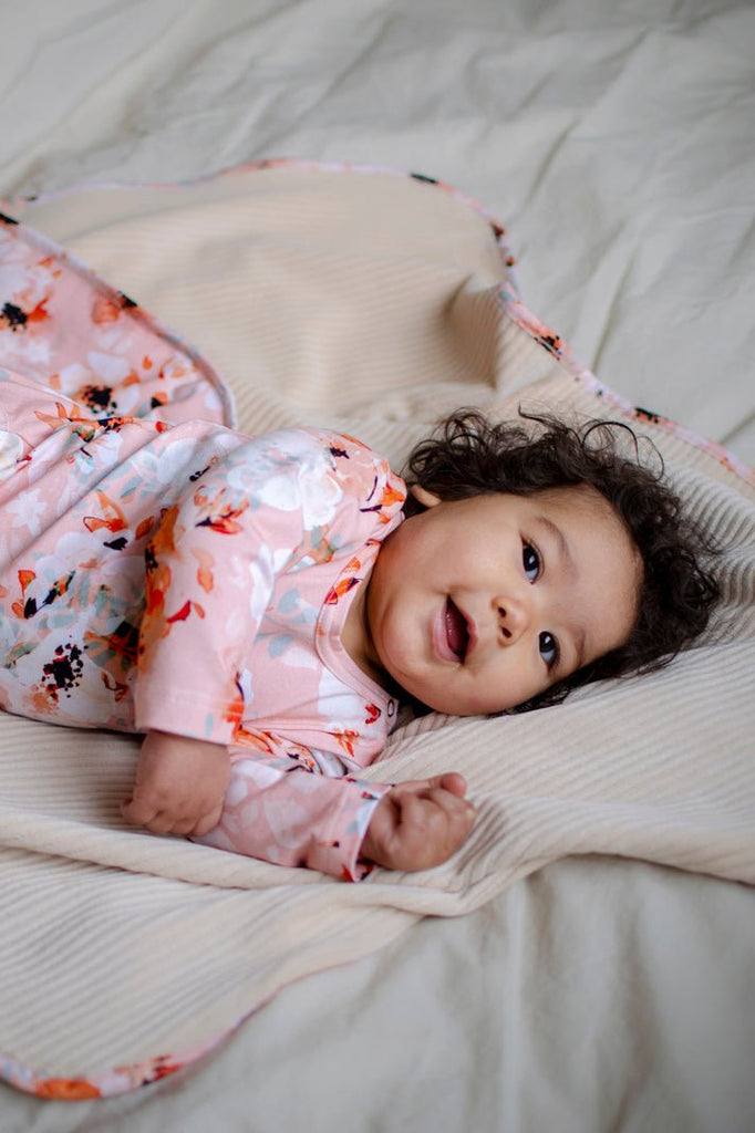 Baby Blanket, Peach Blush - Kaiko Clothing Company Oy