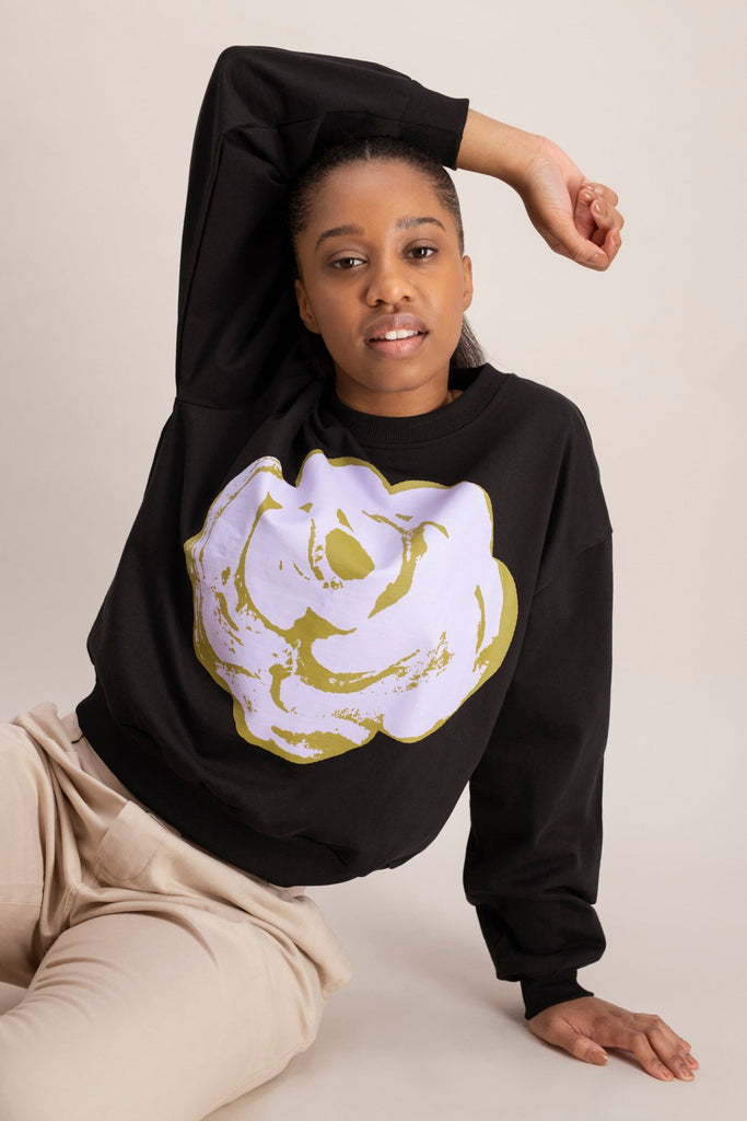 Chunky Sweatshirt, Bloom - Kaiko Clothing Company Oy