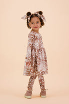 Copper Bambi Dress Ls - Kaiko Clothing Company Oy