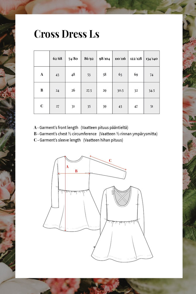 Cross Dress, Black - Kaiko Clothing Company Oy