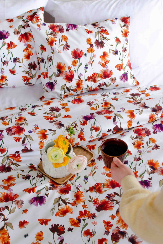 Double Duvet Cover Set, Full Bloom - Kaiko Clothing Company Oy