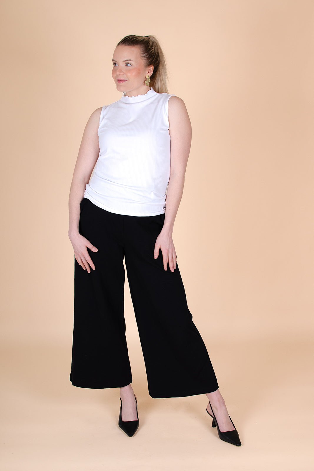 Everyday Culottes, Black - Kaiko Clothing Company Oy