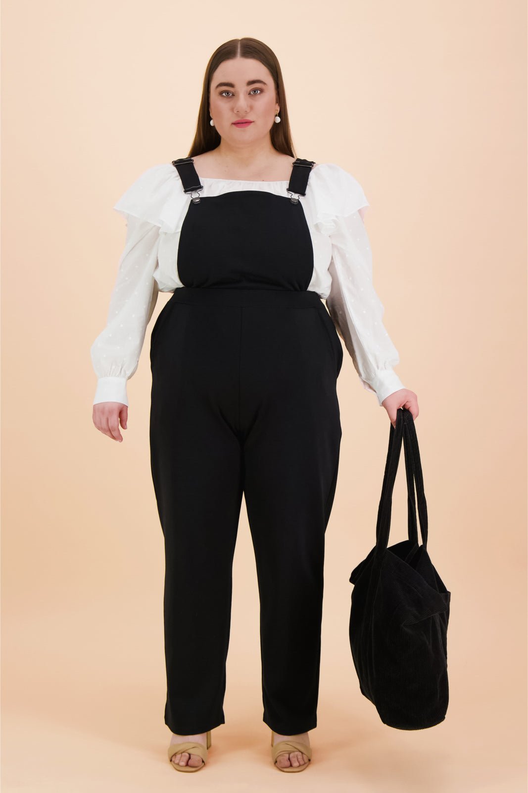 Everyday Dungarees, Black - Kaiko Clothing Company Oy