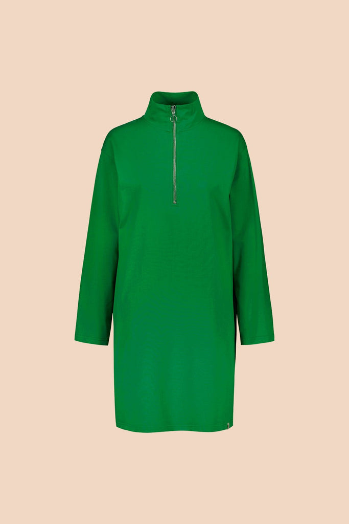 Half-Zip Dress, Green - Kaiko Clothing Company Oy