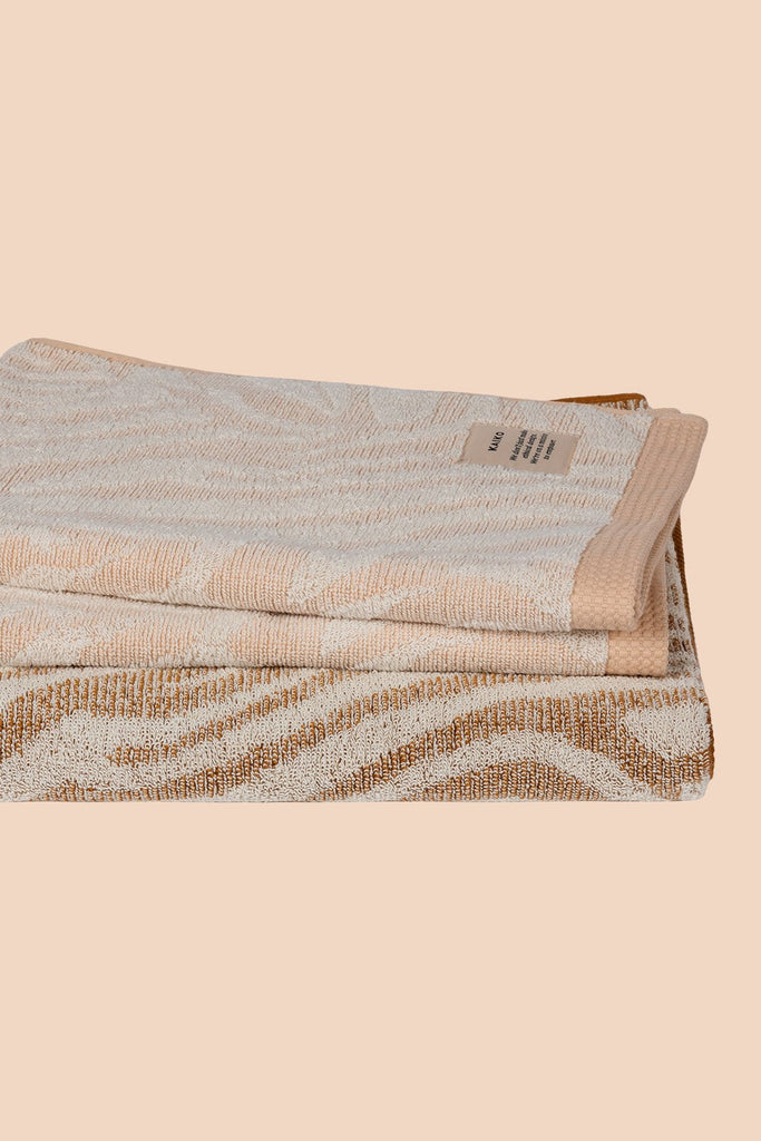 Hand Towel Set, 2-piece, Zebra Offwhite - Kaiko Clothing Company Oy