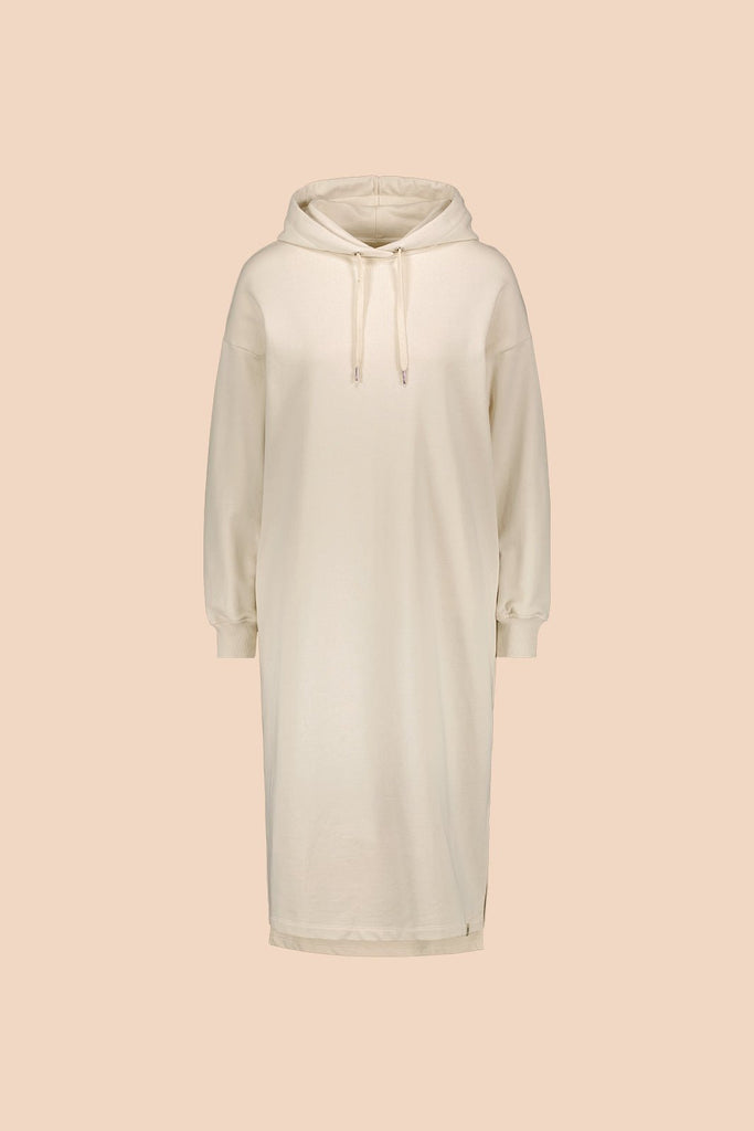 Hoodie Dress, Egret - Kaiko Clothing Company Oy