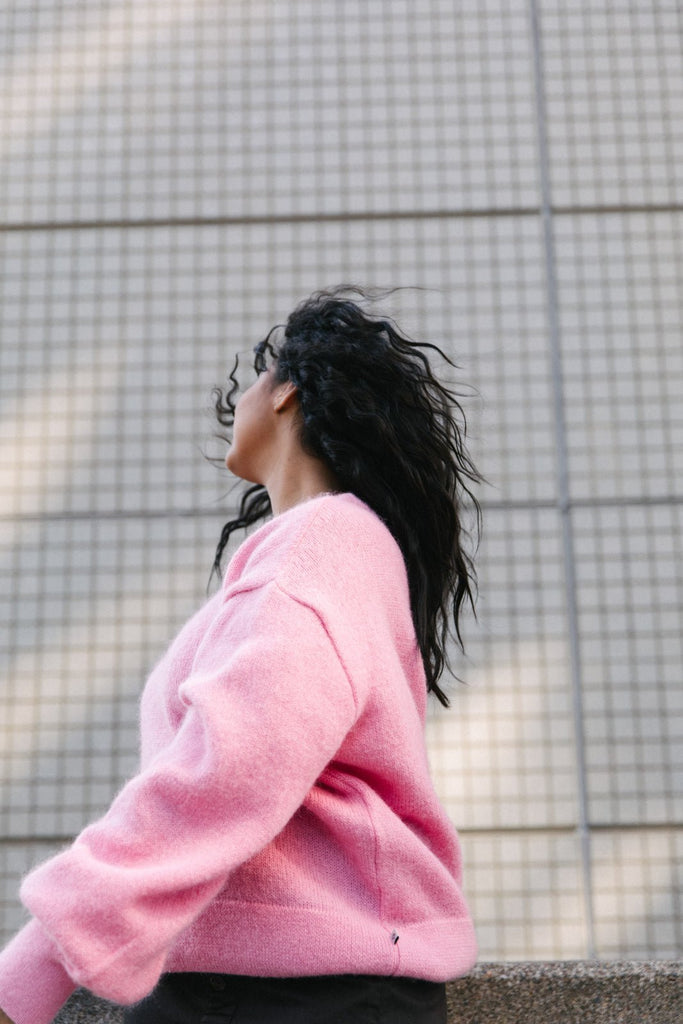 Mohair Jumper, Pink - Kaiko Clothing Company Oy
