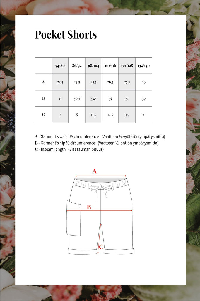 Pocket Shorts, Black - Kaiko Clothing Company Oy
