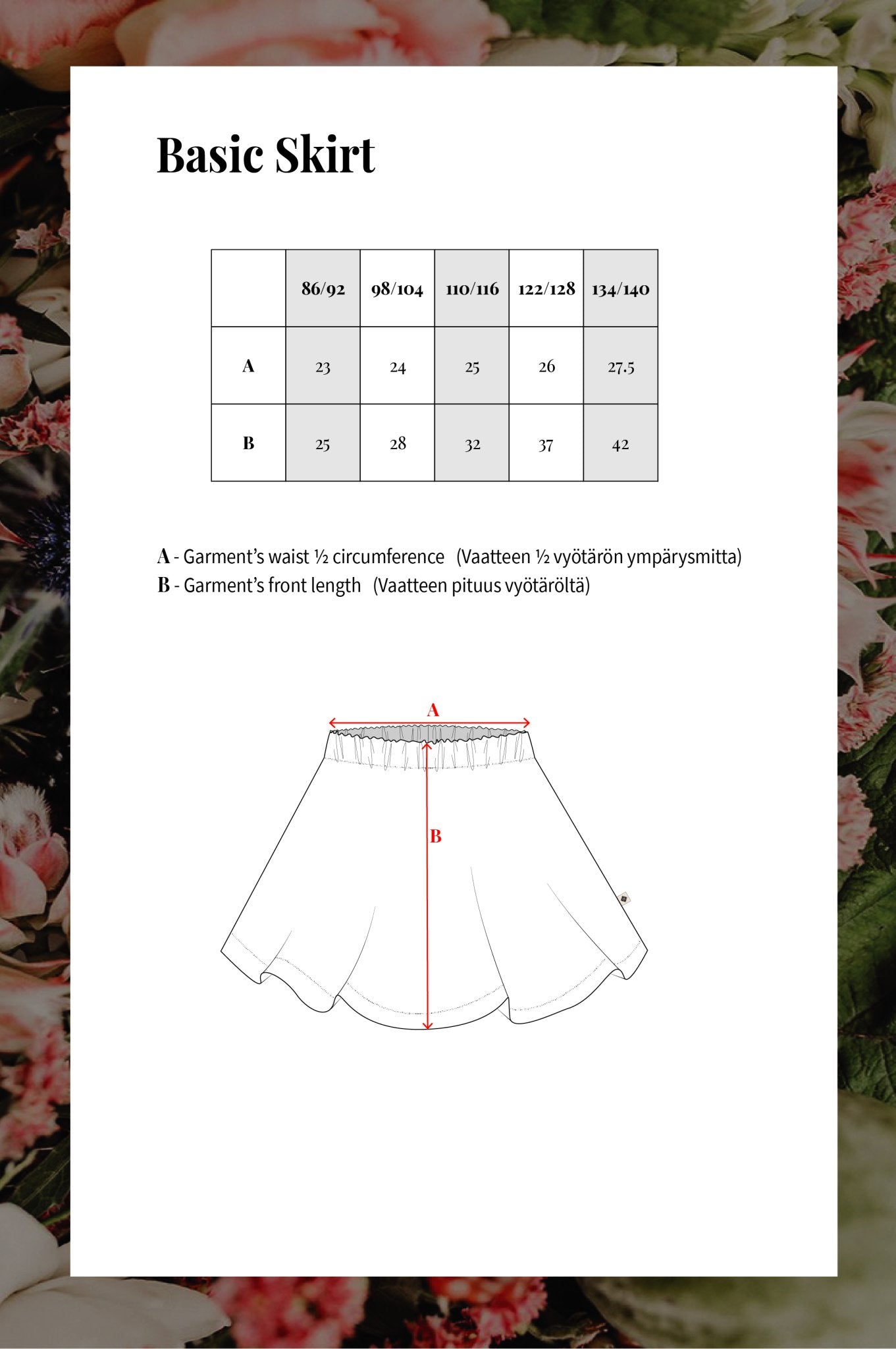 PRE-ORDER: Basic Skirt, Copper Bambi - Kaiko Clothing Company Oy