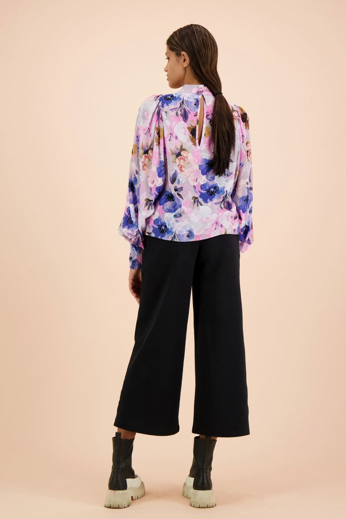 Puff Blouse, Lilac Anemone - Kaiko Clothing Company Oy