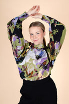 Puff Blouse, Olive Anemone - Kaiko Clothing Company Oy