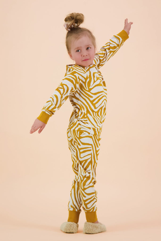 Pyjama Set, Zebra Toffee - Kaiko Clothing Company Oy