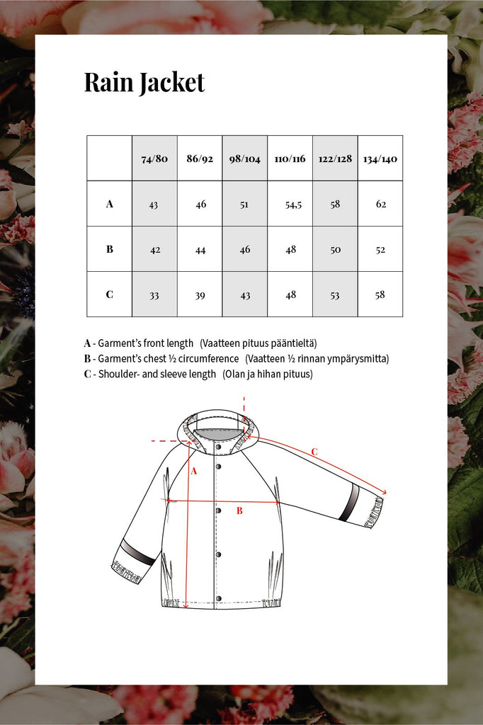 Rain Jacket, Copper Bambi - Kaiko Clothing Company Oy
