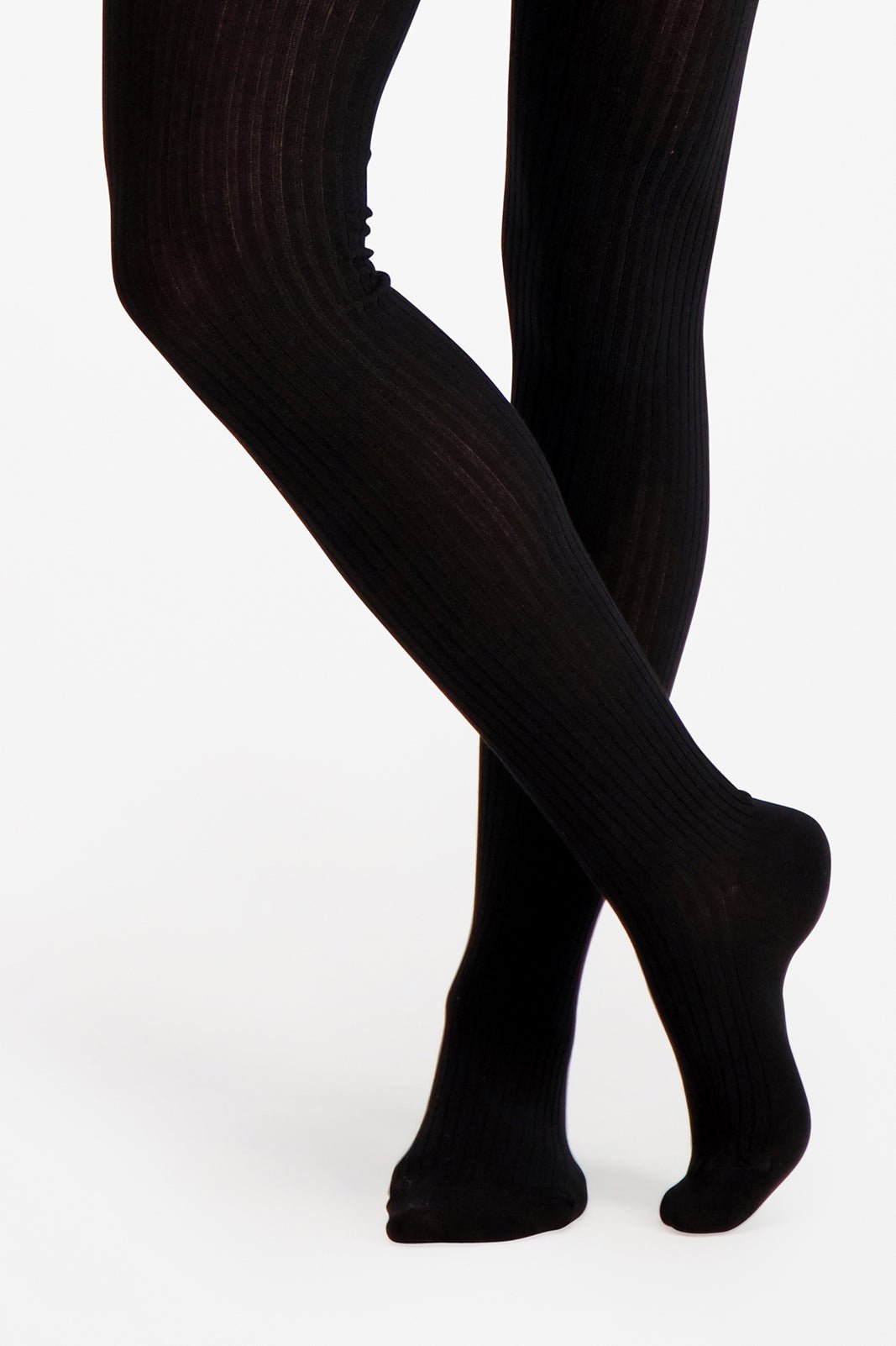 Rib Tights, Black - Kaiko Clothing Company Oy