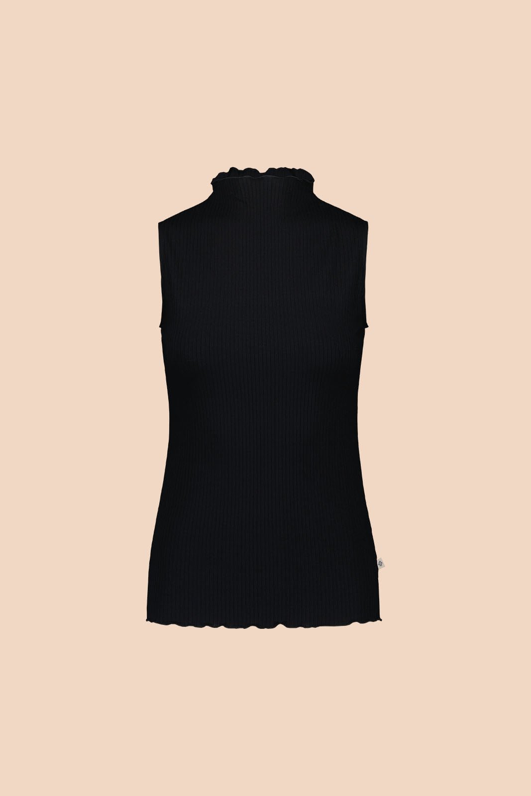 Rib Top, Black - Kaiko Clothing Company Oy