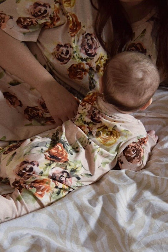 Sleepsuit, Rose Yard - Kaiko Clothing Company Oy