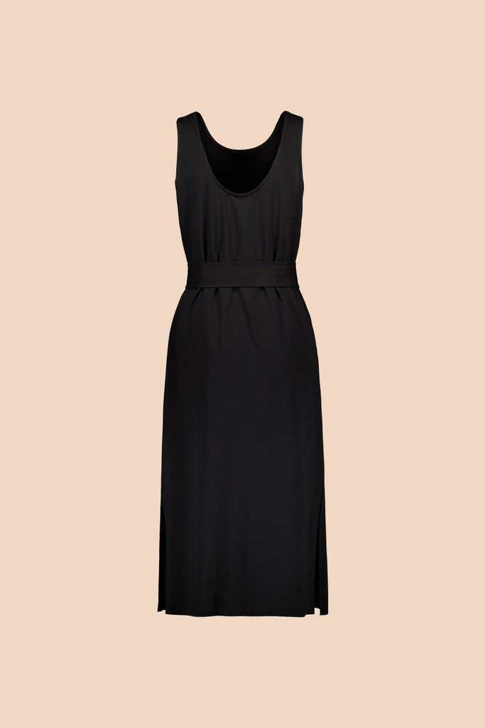 Tank Midi Dress, Black - Kaiko Clothing Company Oy