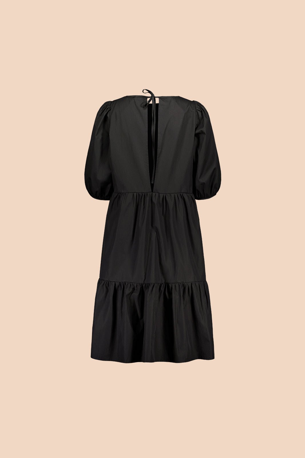 Tiered Mini Dress, Black – Kaiko Clothing Company Oy