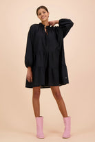 Voluminous Tunic, Black - Kaiko Clothing Company Oy