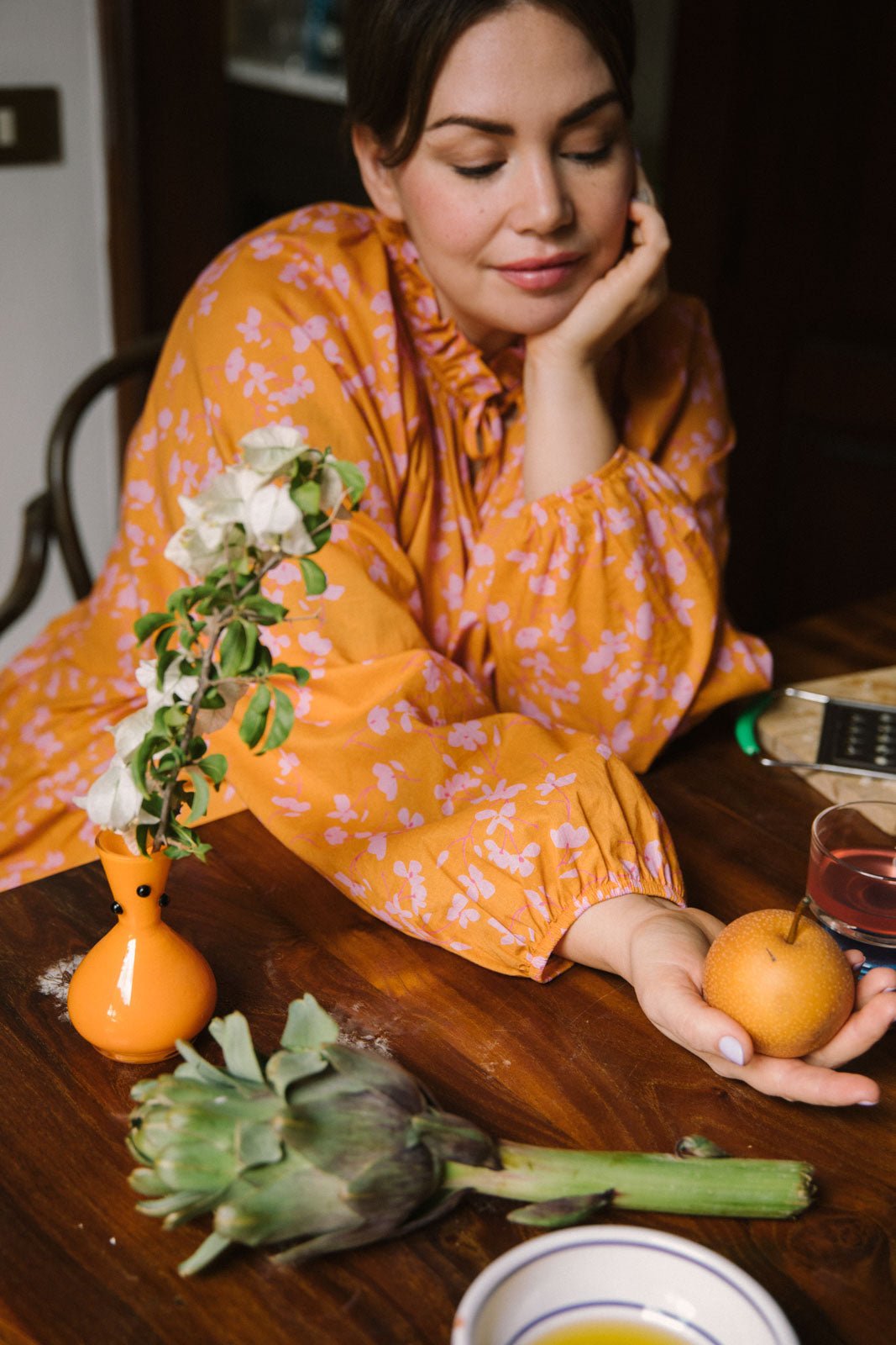 Voluminous Tunic, Cherry Garden - Kaiko Clothing Company Oy